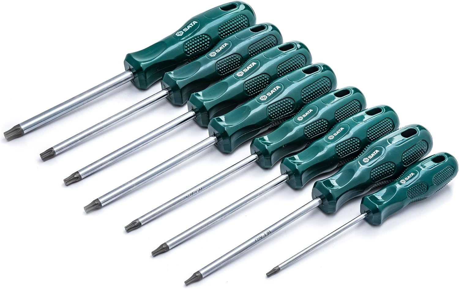 SATA Schraubendreher-Satz, Torx, 8-teilig, T8-T40 ST09305SJ (Schraubendreher Schraubendrehersatz Torxschraubendreher Schraubenzieher)