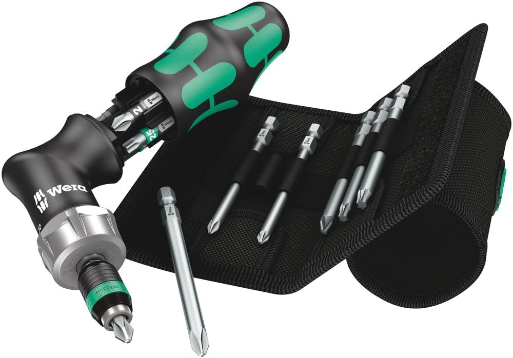 Wera 05051536001 Kraftform Kompakt Pistol RA-R 2, 13-teilig