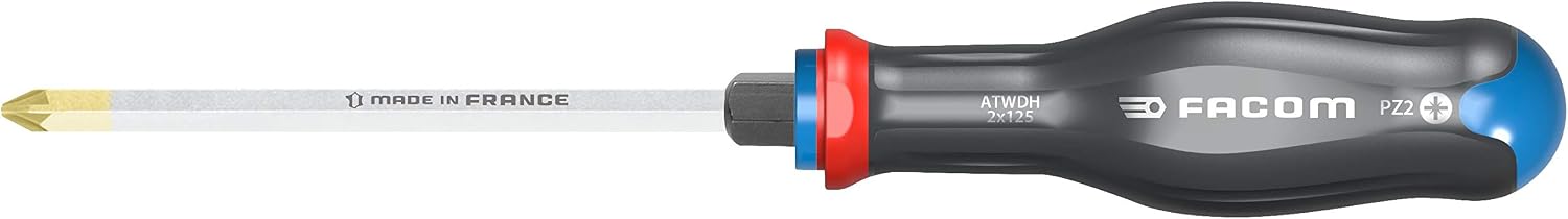 Facom ATWDH4X200 PROTWIST-Schraubendreher für Pozidriv-Kreuzschlitzschrauben – Leistungs-Serie, Schwarz