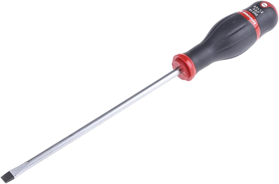 FACOM Schraubendreher Protwist, Schlitz, geschmiedet, 8X200 mm, 1 Stück, ANF8X200