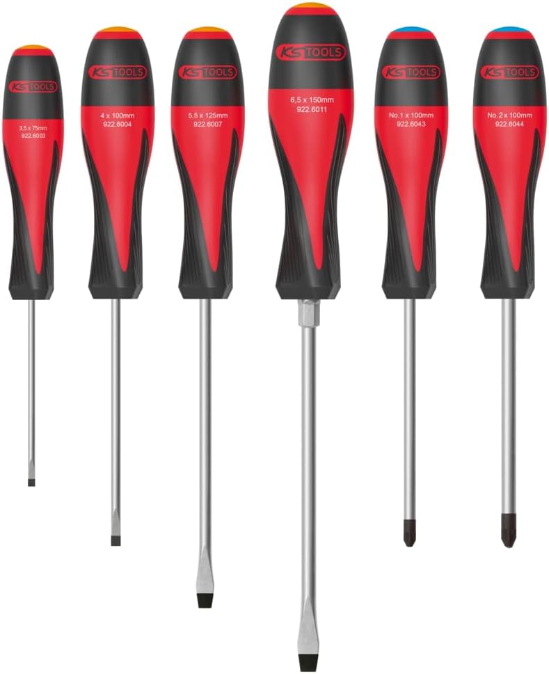 KS Tools 922.6040 Jeu de 6 TOURNEVIS Ultimate®, Schlitz – PZ