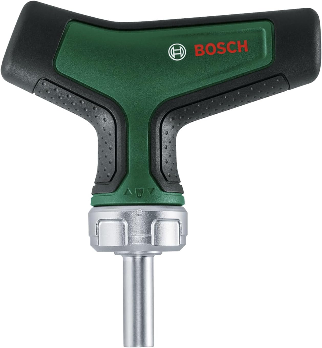 Bosch Bit-Schraubendreher mit T-Griff (hohes Drehmoment bis 46Nm für kraftvolles Schrauben; Schaftlänge 100 mm; magnetischer Bithalter; ergonomischer T-förmiger Handgriff mit Softgrip)
