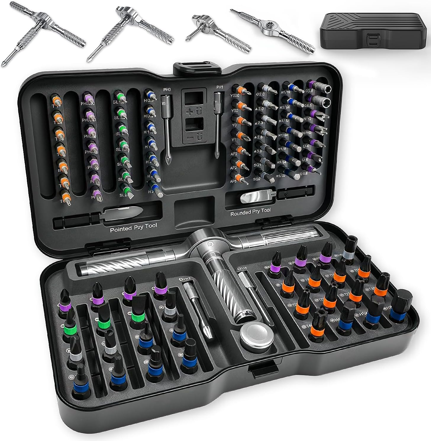 ViviDreamore 100 in 1 Präzisions-Schraubendreher-Set Magnetisch Bits