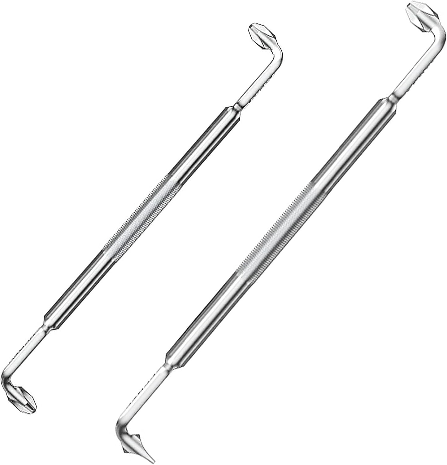 175mm Winkelschraubendreher Schlitz Kreuzschlitz Winkelschraubendreher + 130 mm Kreuz Schlitzschraubendreher 90 Grad Z-Typ Doppelkopf Offset Magnetische Schraubendreher für Enge Stellen