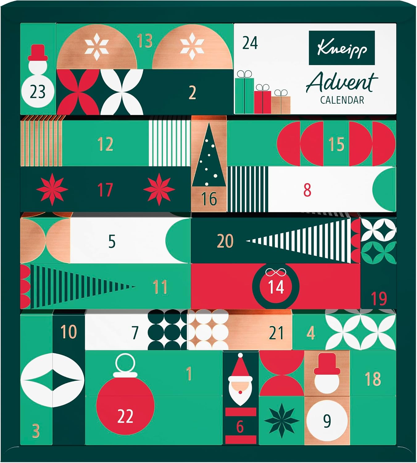 Kneipp Adventskalender 2026 - Hochwertiger Adventskalender mit 24 Beauty Überraschungen für deinen Wellness Moment - Für Dich selbst oder zum Verschenken