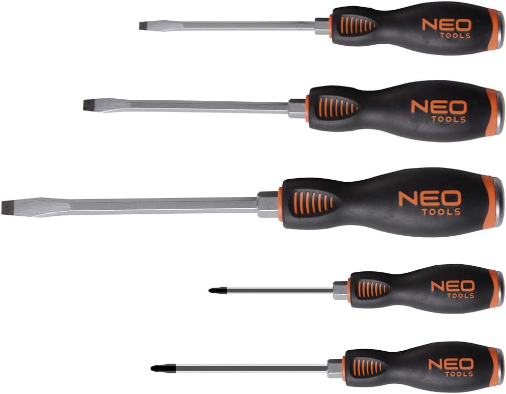 Neo Tools 04 – 240 – Pack von 5-Schraubendreher Schlag