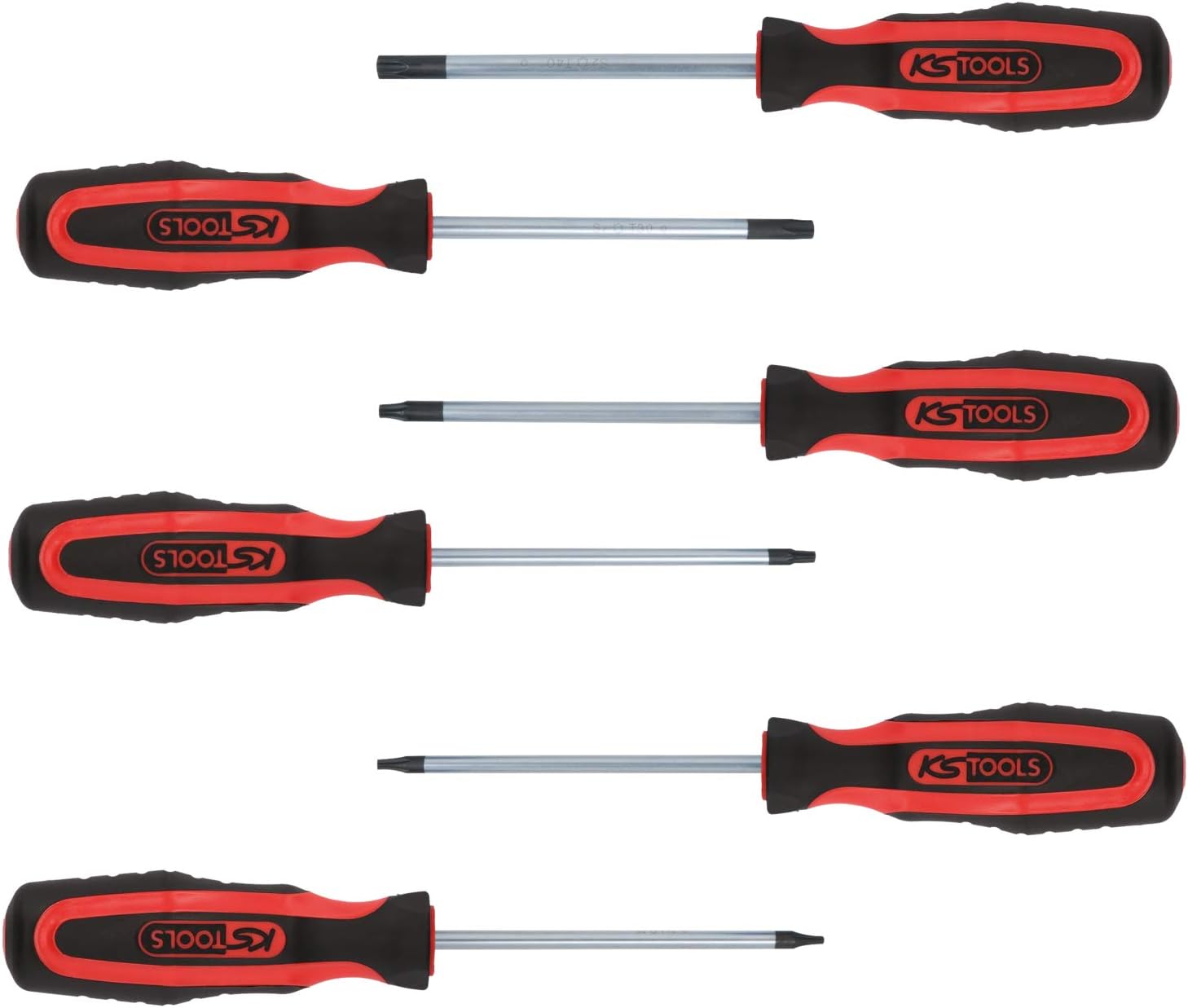 KS Tools 159.0030 ERGOTORQUEplus Schraubendreher-Satz, 6-tlg., TX, Farbe, Size