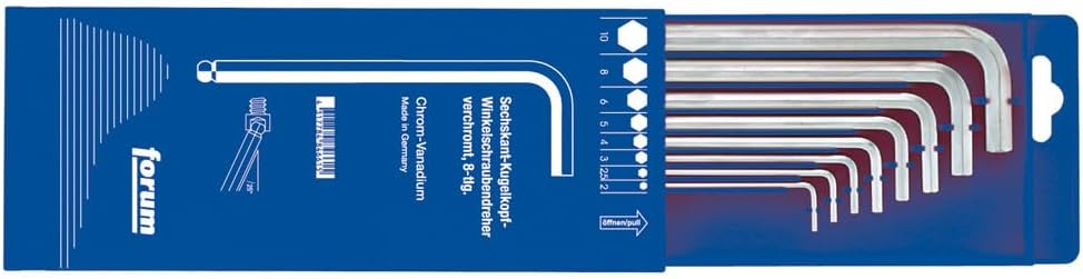 Forum Winkelschraubendreher Satz, 2-10 mm Kugelkopf, 4317784846615