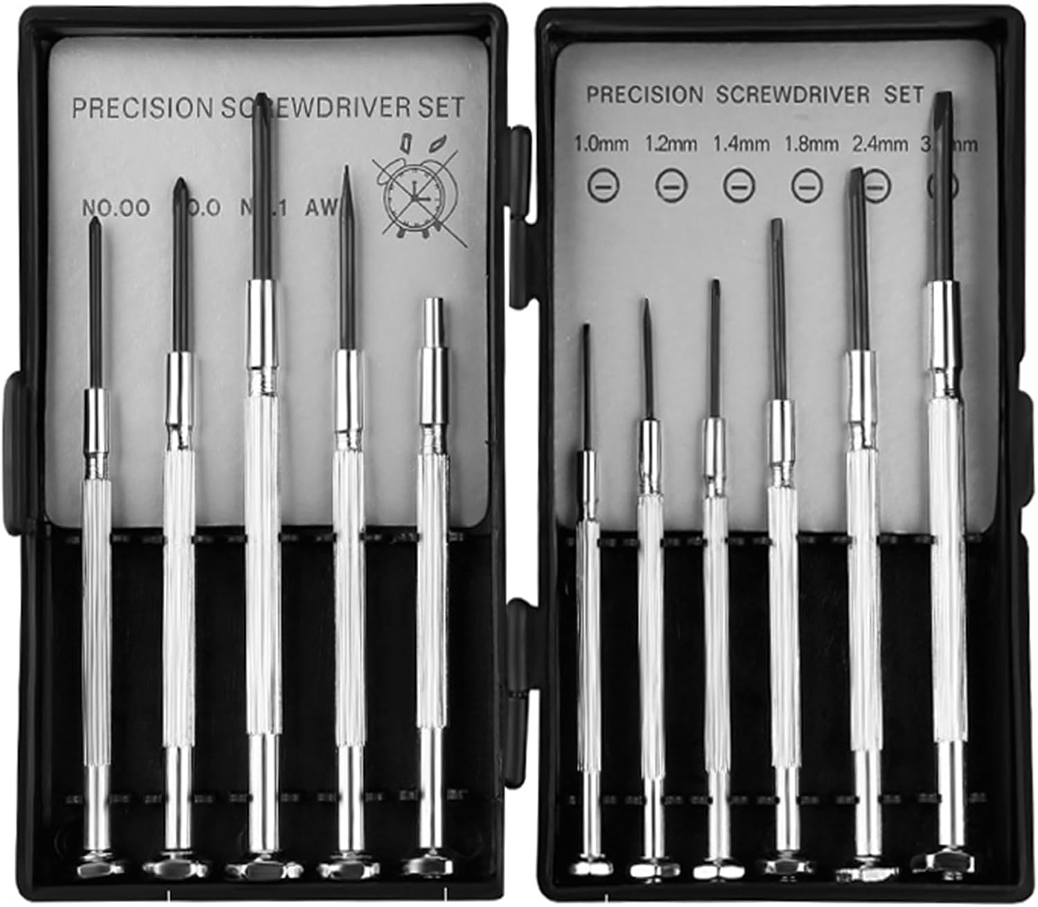 11 in 1 Präzisions Mini Schraubendreher Set, Uhrmacher Schraubendreher & Brillen Schraubenzieher, Kleine Schraubenzieher Set, Feinmechaniker Werkzeug