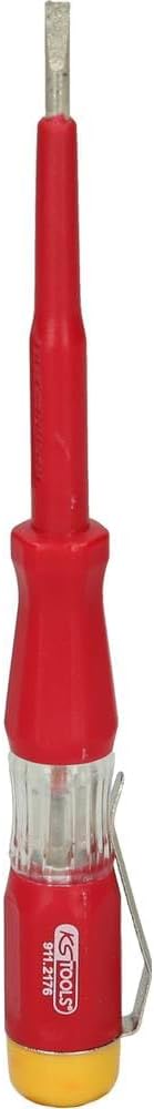 KS Tools 911.2176 Spannungsprüfer mit Schutzisolierung 100-500 V, 140mm
