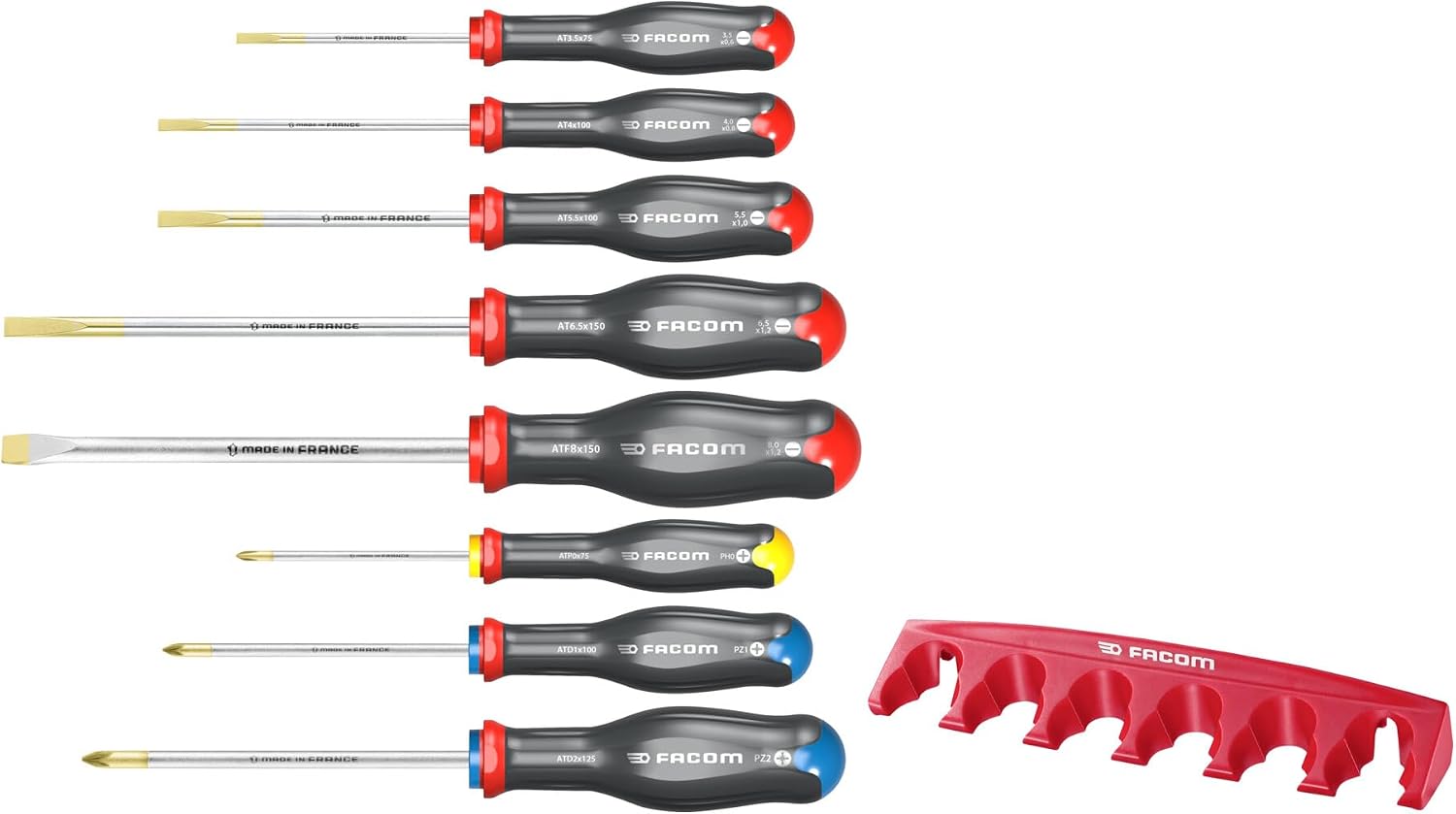 Schraubendreher-Set mit 8 Stück.