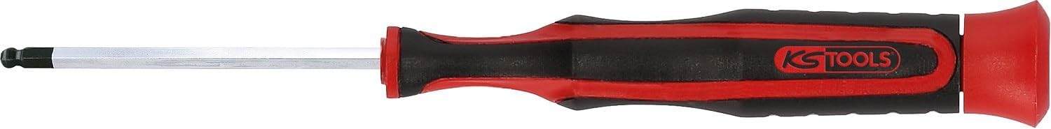 KS Tools ESD Feinmechanik-Schraubendreher für Innensechskantschrauben - mit Kugelkopf, 3, 0 mm