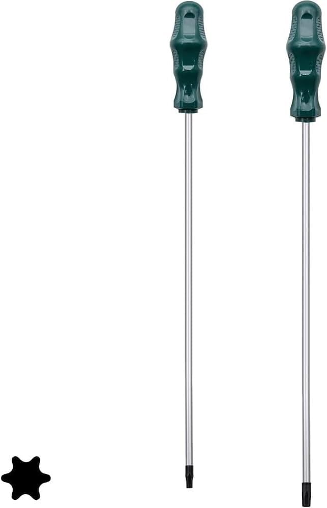 Extra Langes Torx-Schraubendreher-Set T15 T20 T25, Fixinus 12-Zoll-Magnet-Torx-Schraubendreher mit Loch, 300 mm Länge