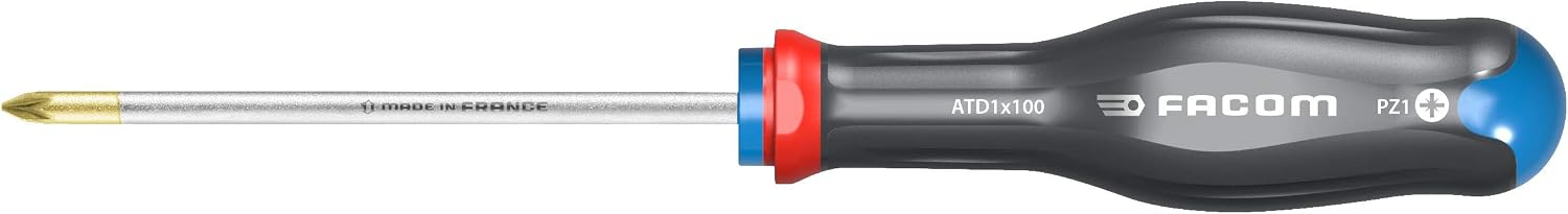 Facom ATD1X75 PROTWIST® Schraubendreher für Pozi-Schrauben, runde Klingen