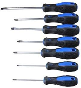 US PRO Tools 1592 Schraubendreher-Set, magnetisch, Schlitz und Kreuzschlitz, 7-teilig