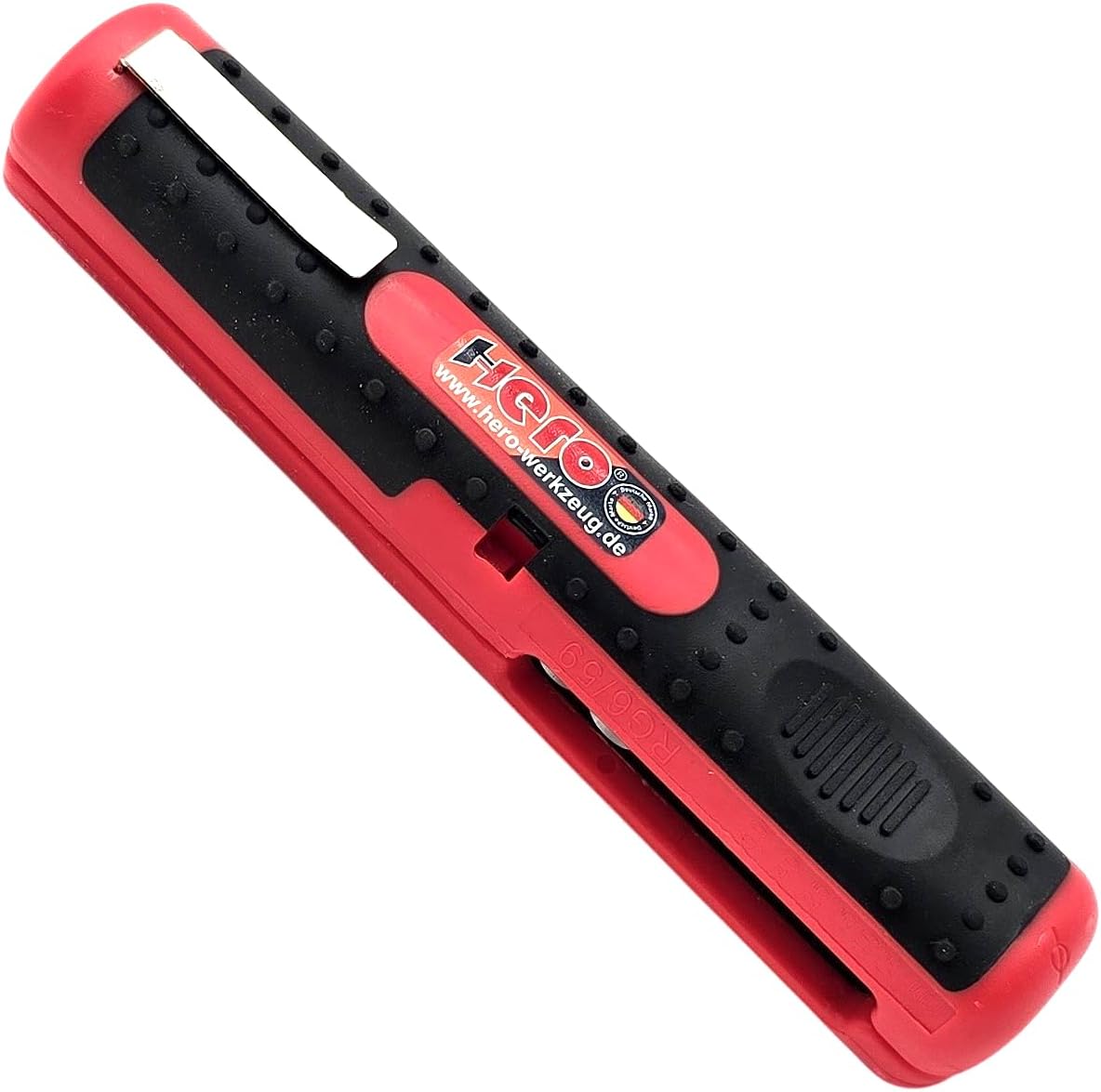 HERO Multi Kabelentmantler Universal-Abmantelungswerkzeug Kabel Abisolierer Kabelmesser Abmantler Entmantler Abisolierwerkzeug für Rundkabel Kabel 8-13mm für Querschnitte 0,5-6,0 mm² Abisolierzange