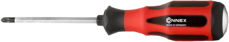 Connex COX356012 Profi-Schraubendreher PZ 2, Sechskantansatz, 2-Komponenten-Griff/Schlagkappe