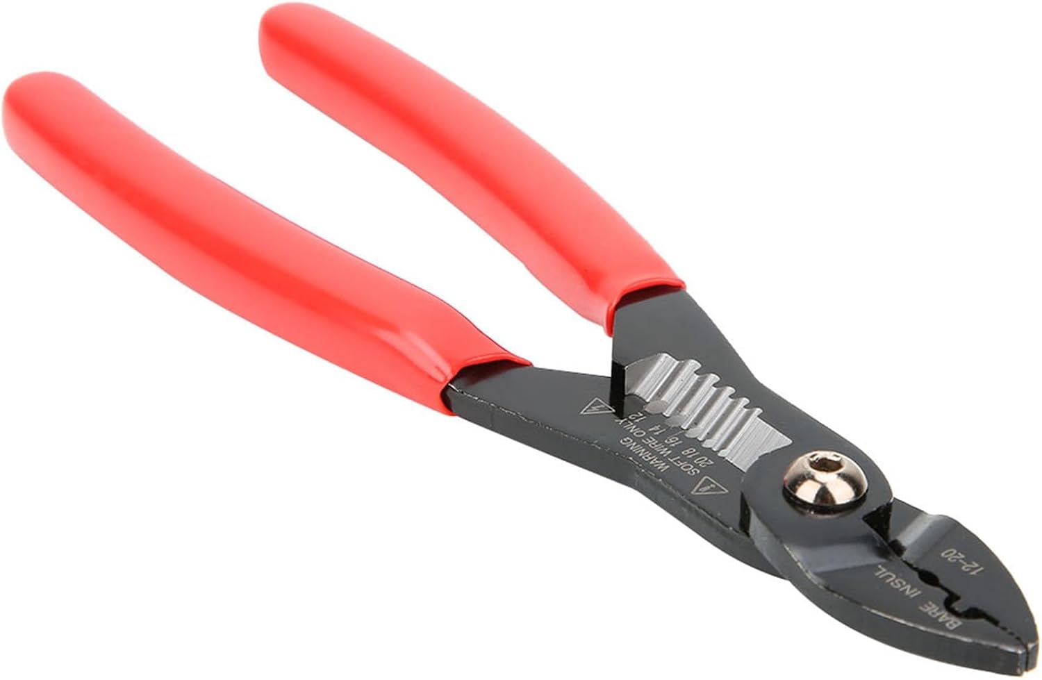 SIXRUN Abisolierzange 4-in-1 – Kombi-Zange zum Abisolieren, Schneiden, Abklemmen & Crimpen von Drähten (12–20 AWG) für Elektriker und Heimwerker, ergonomisches Design, professionelle Drahtzange