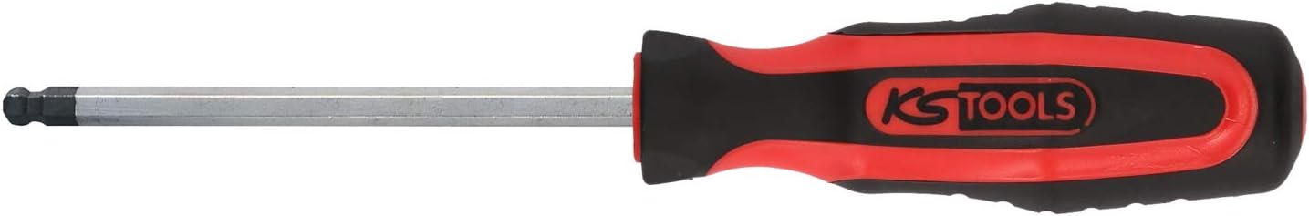 KS Tools 159.1064 ERGOTORQUEplus Schraubendreher Innensechskant mit Kugelkopf, 6,0mm