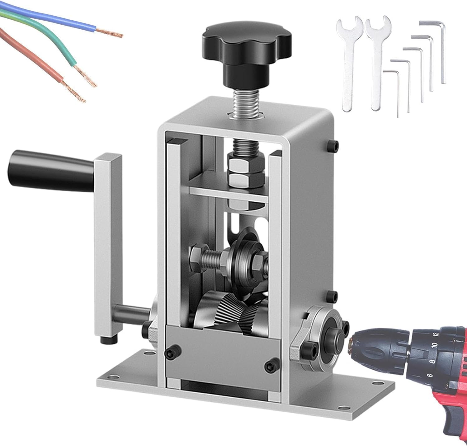 Manuelle Abisoliermaschine, Hand Kupferdraht Abisoliermaschine, Abisoliermaschine Für 1-21 Mm Kabel, Hand Kabelschälmaschine Mit Abisoliergeschwindigkeit Für Kabelbaumverarbeitung
