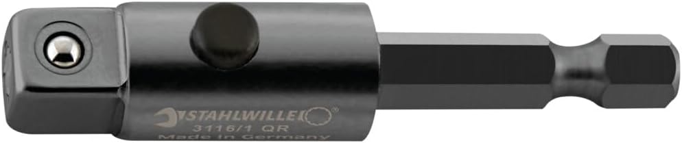 Stahlwille 32161001 - Acoplamiento para puntas para tornillos 3216/1 QR peso 23 Kg., Silber