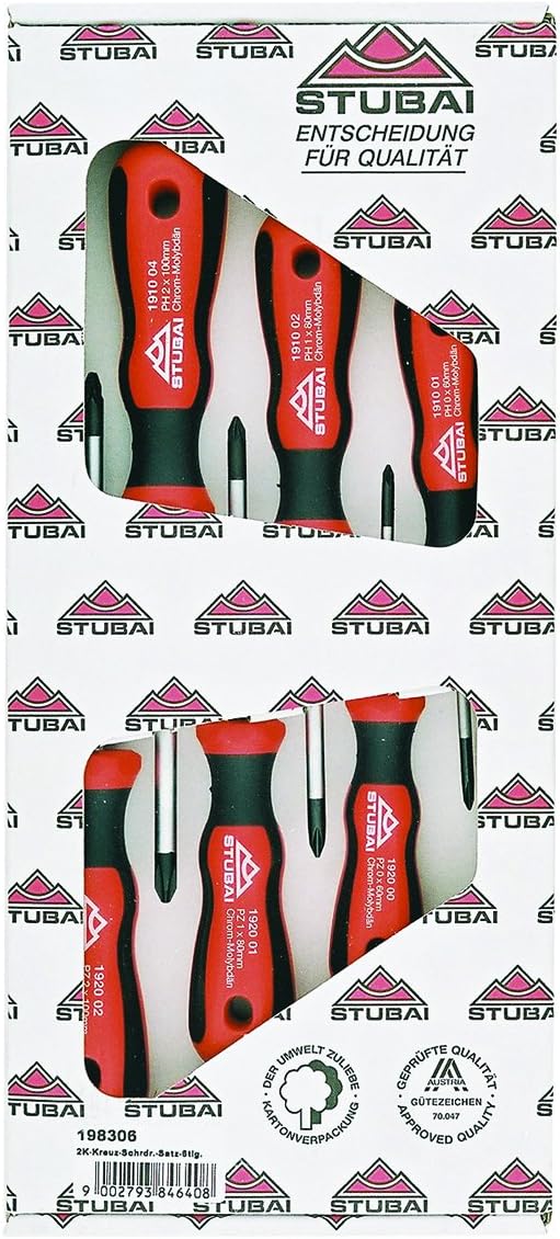 Stubai 2K-PZD/PH-Schraubendrehersatz 6-teilig, 198306