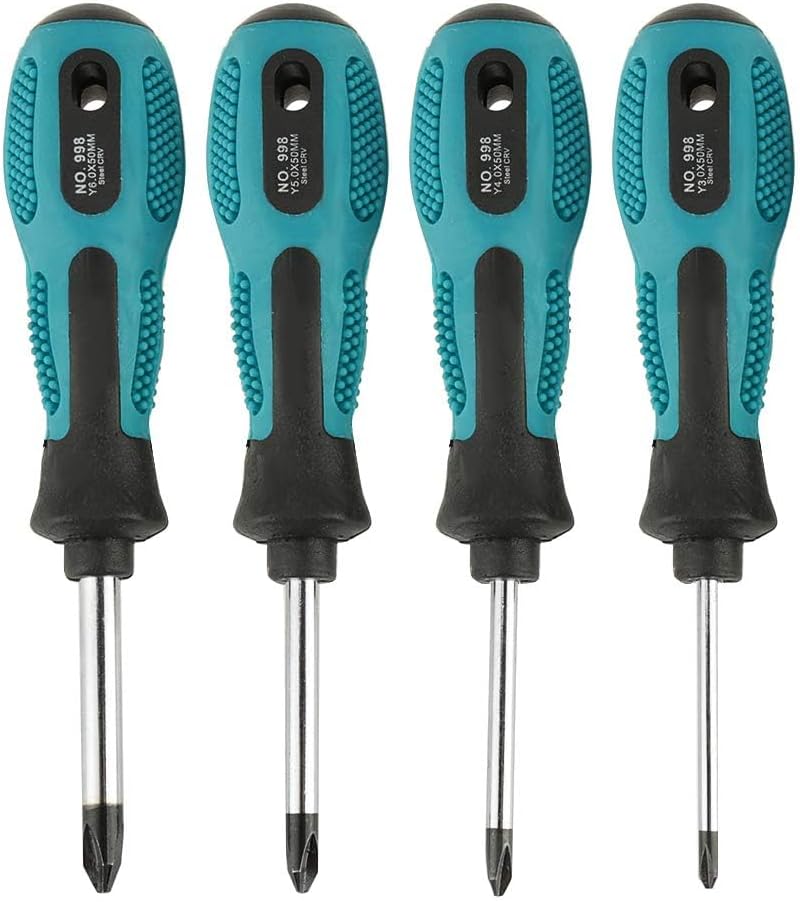 4-teiliges Y-Schraubendreher-Set Präzisions-Tri-Point-Schraubendreher-Set mit Magnetischem Multifunktionalem Handwerkzeug mit Stärkerer Torsion