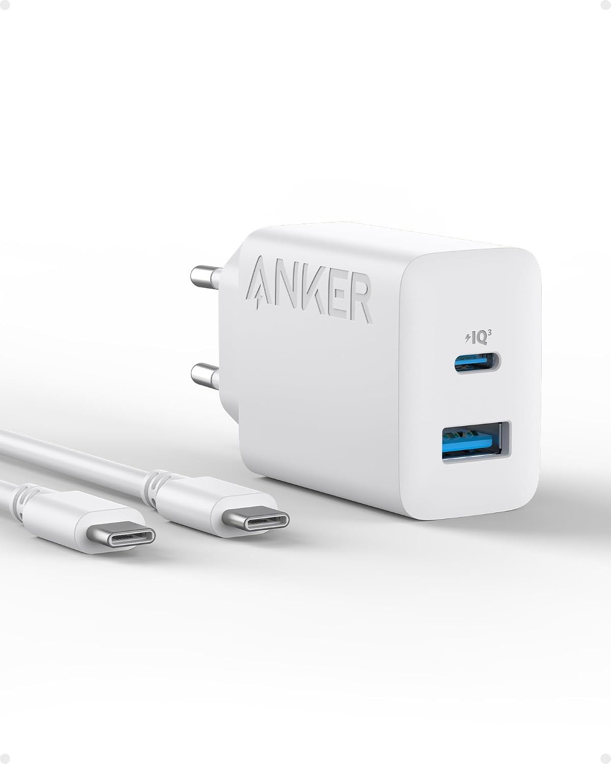 Anker 20W USB C Ladegerät, Netzteil USB C, PD Schnellladegerät Doppelpack