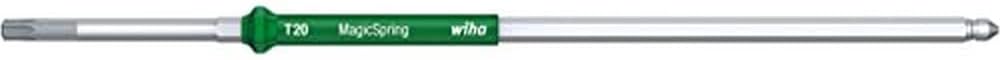Wiha Wechselklinge TORX® Festhaltemechanik Magicspring® für Drehmoment-Schraubendreher mit Längsgriff (27818) T6 x 175 mm, 0,6 Nm