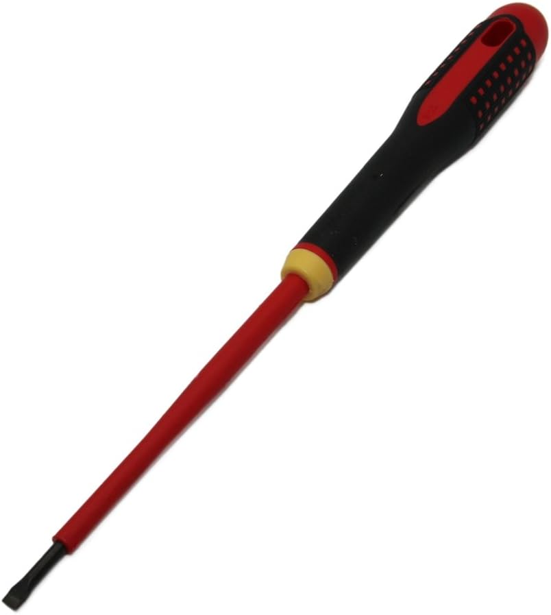 BE-8230S Schraubendreher isoliert flach 3,5x0,6mm L.KLIn: 100mm BAHCO