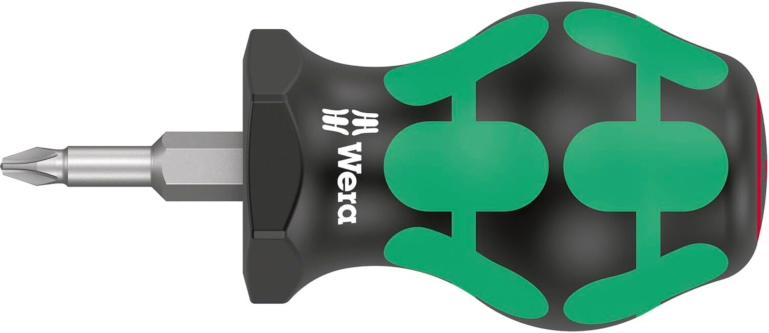 Wera '05008855001 355 PZ Stubby/Vergaserschraubendreher, 3 x 25 mm