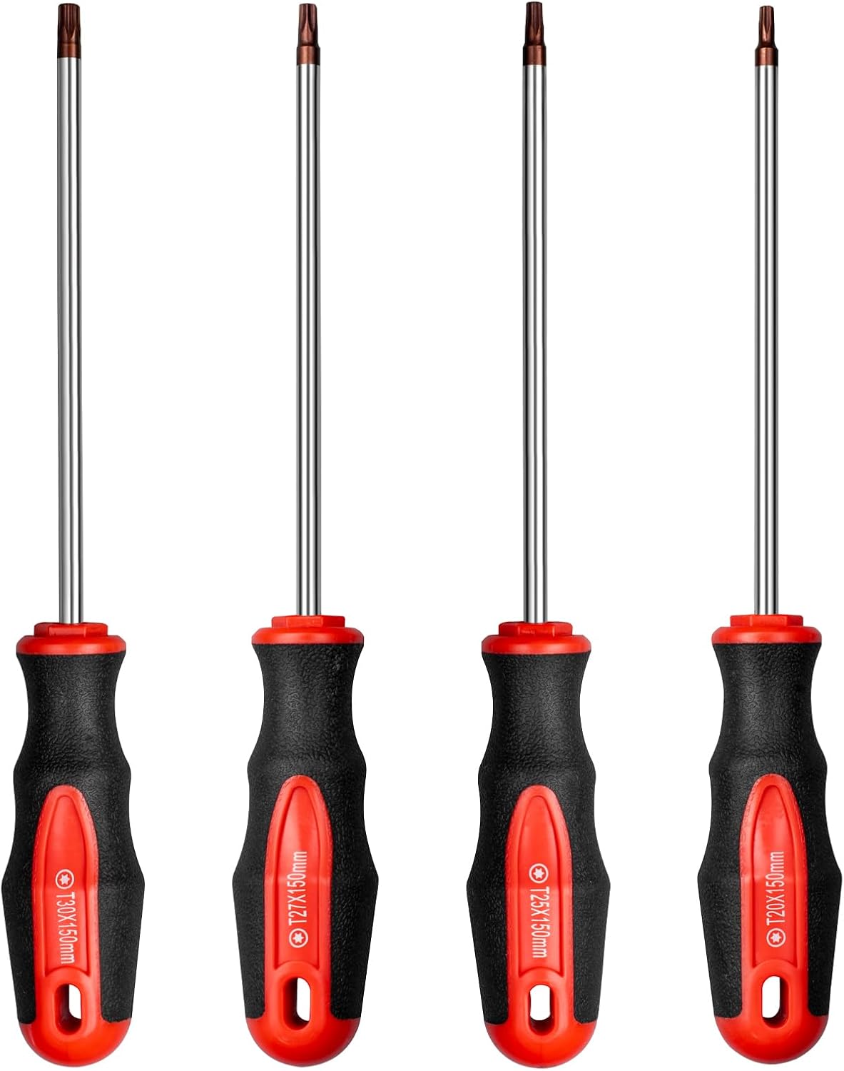 ROTATION 4-teilig Torx-Schraubendreher Set, magnetisch S2 T20 T25 T27 T30