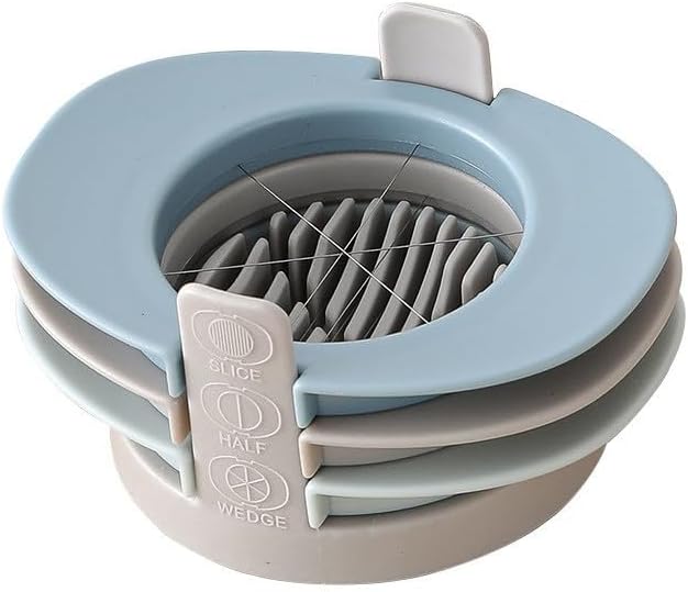 3-in-1 Eier für schneider Edelstahl Slicer Schneiden Halbieren