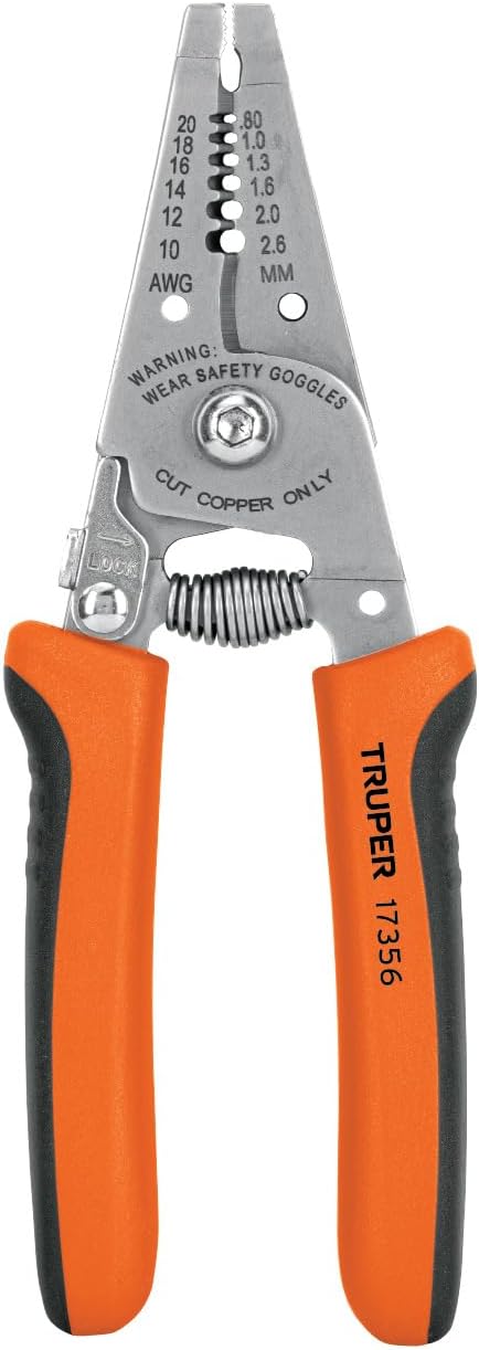 Truper PE-CA-6 Abisolierzange 15,2 cm Orange