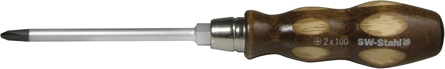 SW-Stahl 31003L Kreuzschlitz-Schraubendreher PH3 x 150 mm Chrom-Vanadium