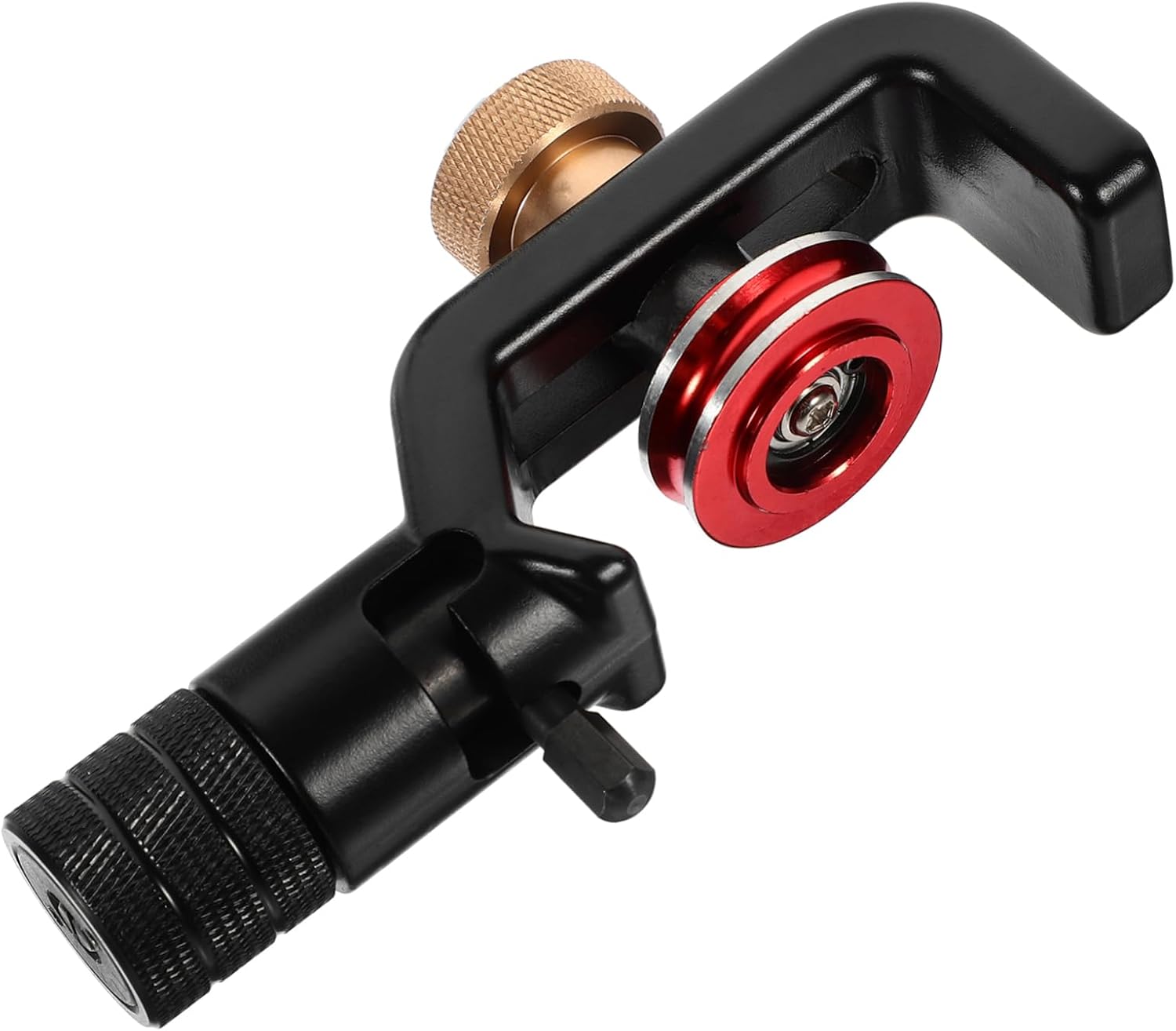 NUOBESTY Elektrischer Abisolierer Abisolierwerkzeug aus Eisen für 4-10mm Kabel Präzises Abisolieren und Schneiden Rot für Elektroinstallation und Elektriker