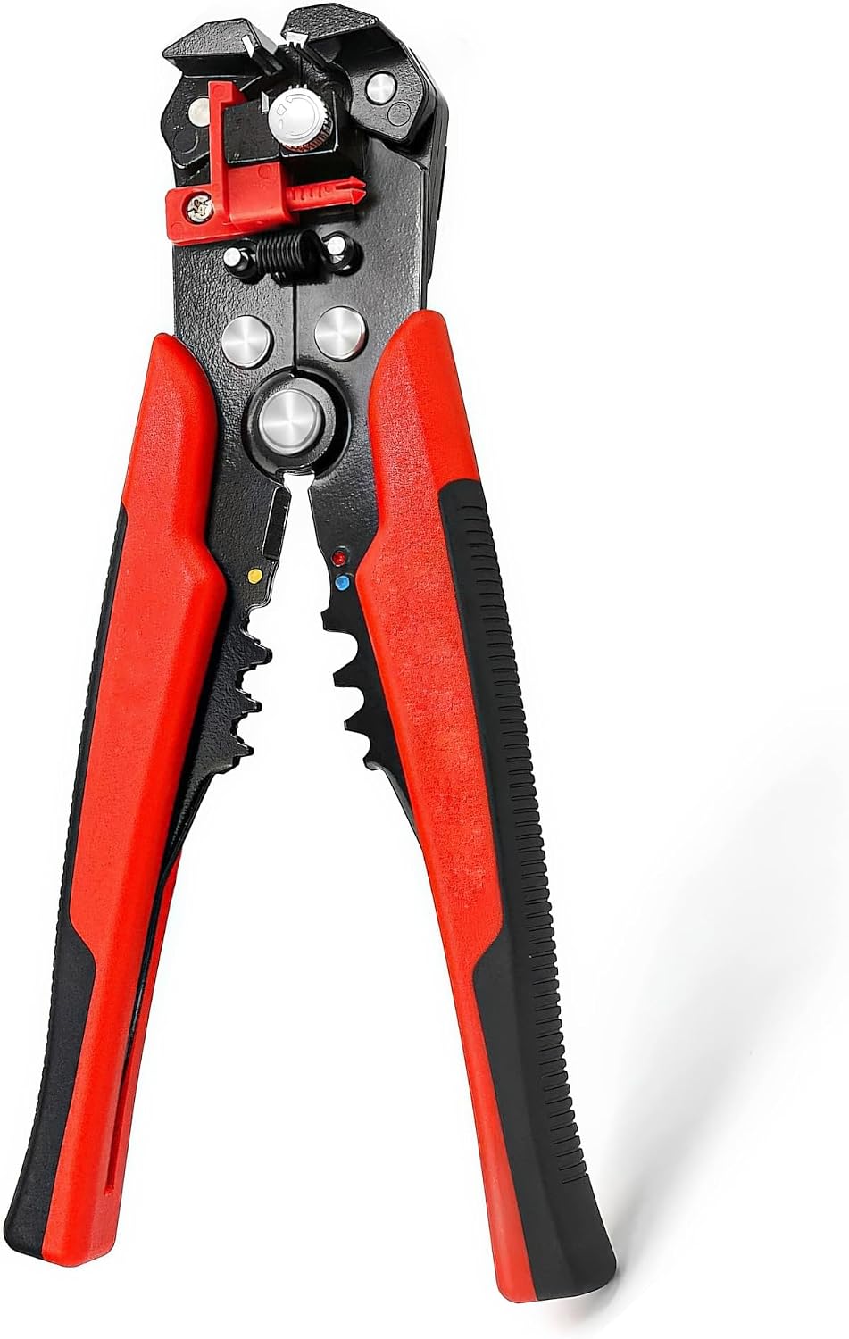 ULTRICS Automatische Abisolierzange, Selbsteinstellendes professionelles Abisolierwerkzeug, AWG 10-24 Kabelschneider und Crimper, 3 in 1 Drahtschneider, Elektrowerkzeuge und Terminal Crimper für