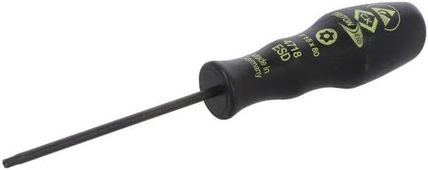 T4718ESD 15 Schraubendreher Torx® mit Sicherung Größe: T15H ESD C.K