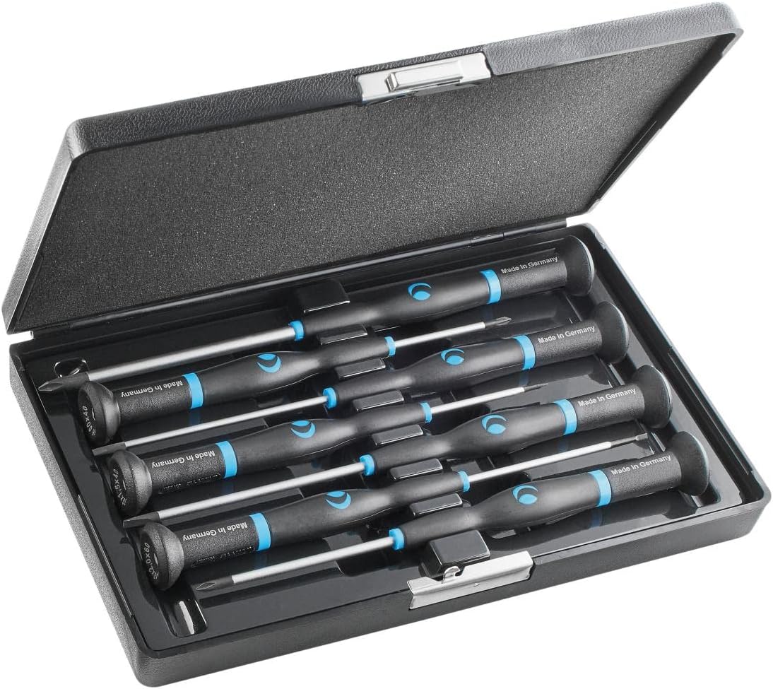 Witte 89323 Wittron-Schraubendreher-Satz 2K 7-teilig, Torx 5-15 in hochschlagfester Kunststoffkassette