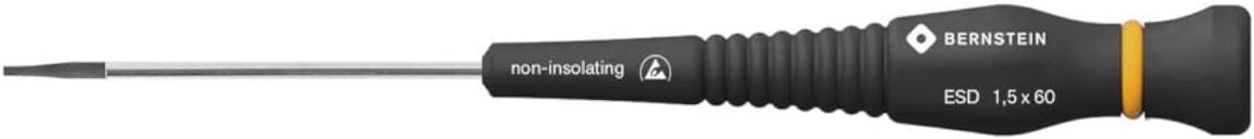 Bernstein Werkzeug Schraubendreher, 40 x 1,5 mm mit ableitfähigem Heft, 4-603