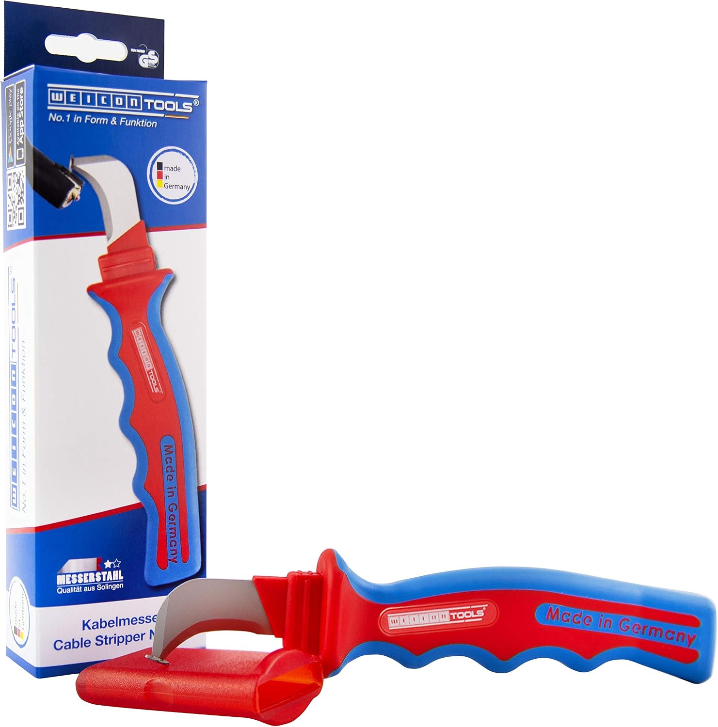 WEICON Kabelmesser No.1000 Abisolierwerkzeug für dicke, mehrfach isolierte Kabel