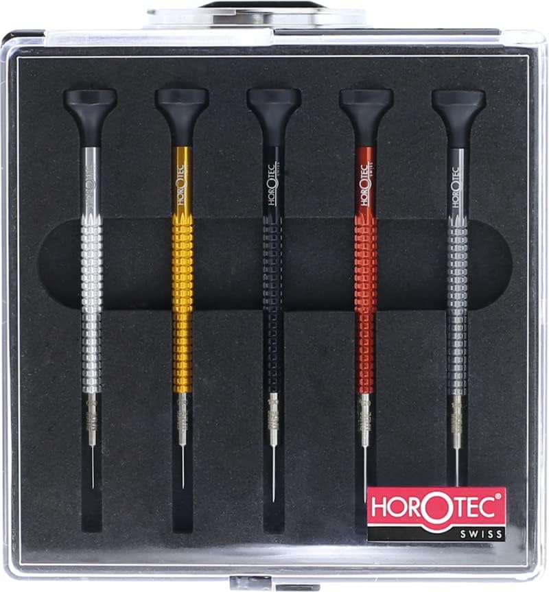 KD89 Schweizer Kugellager-Sortiment MSA01.020-A (0,60, 0,80, 1,00, 1,20, 1,40 mm) 5-teiliges Uhrmacherwerkzeug Set