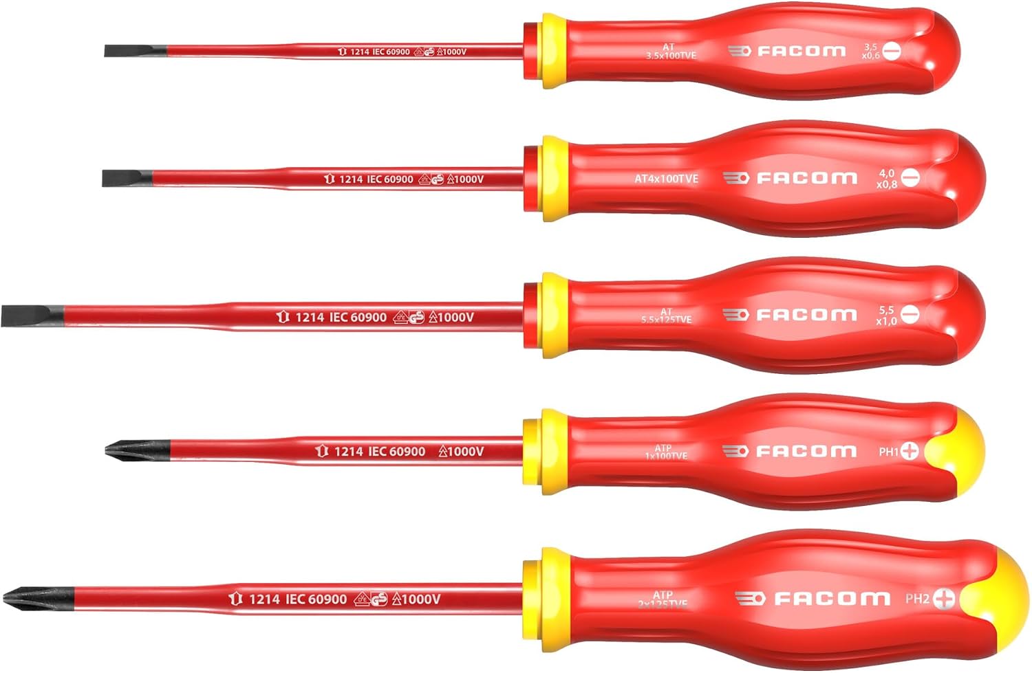 Facom Schraubendreher-Set 5-tlg. 1000V