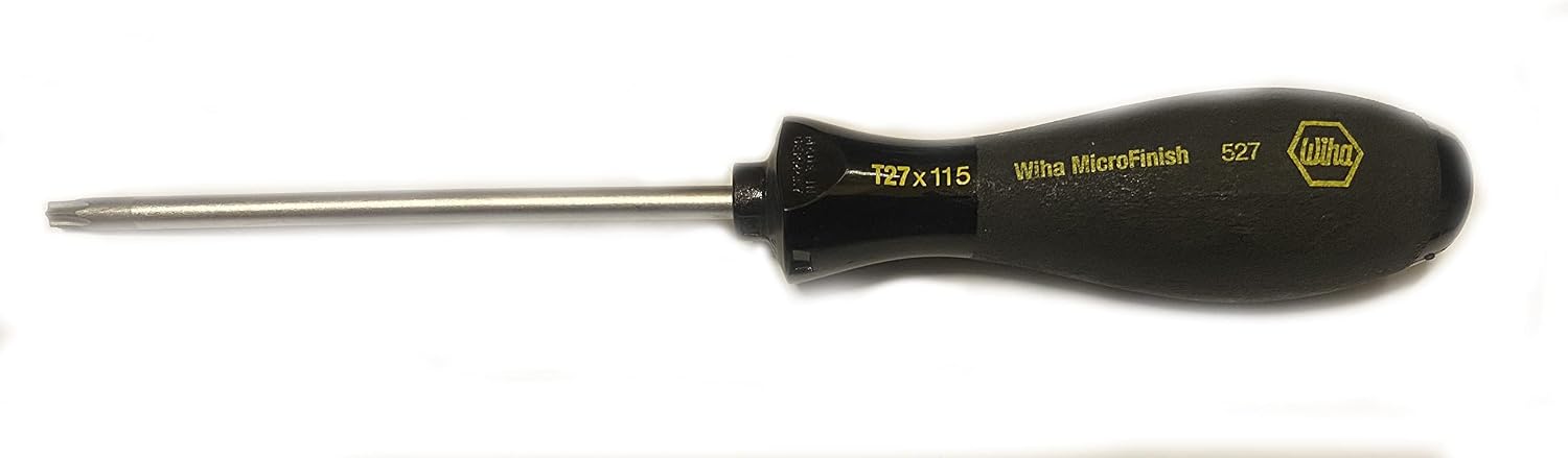 Wiha 52726 Torx-Schraubendreher mit MicroFinish Griff, T27 x 115 mm