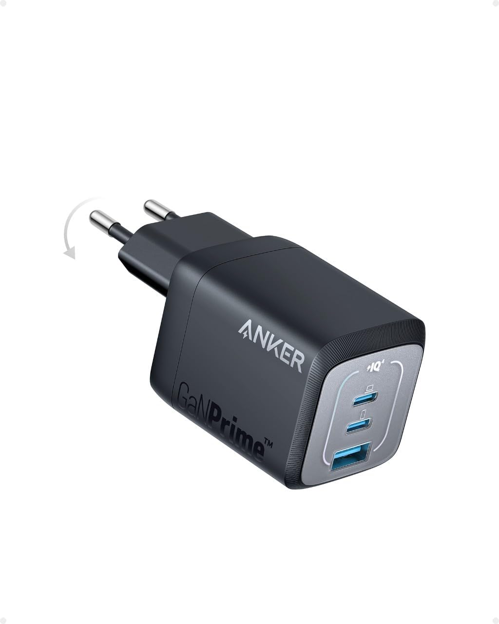 Anker 67W USB C Ladegerät, Anker Prime GaN Netzteil USB C, 3 Port PPS