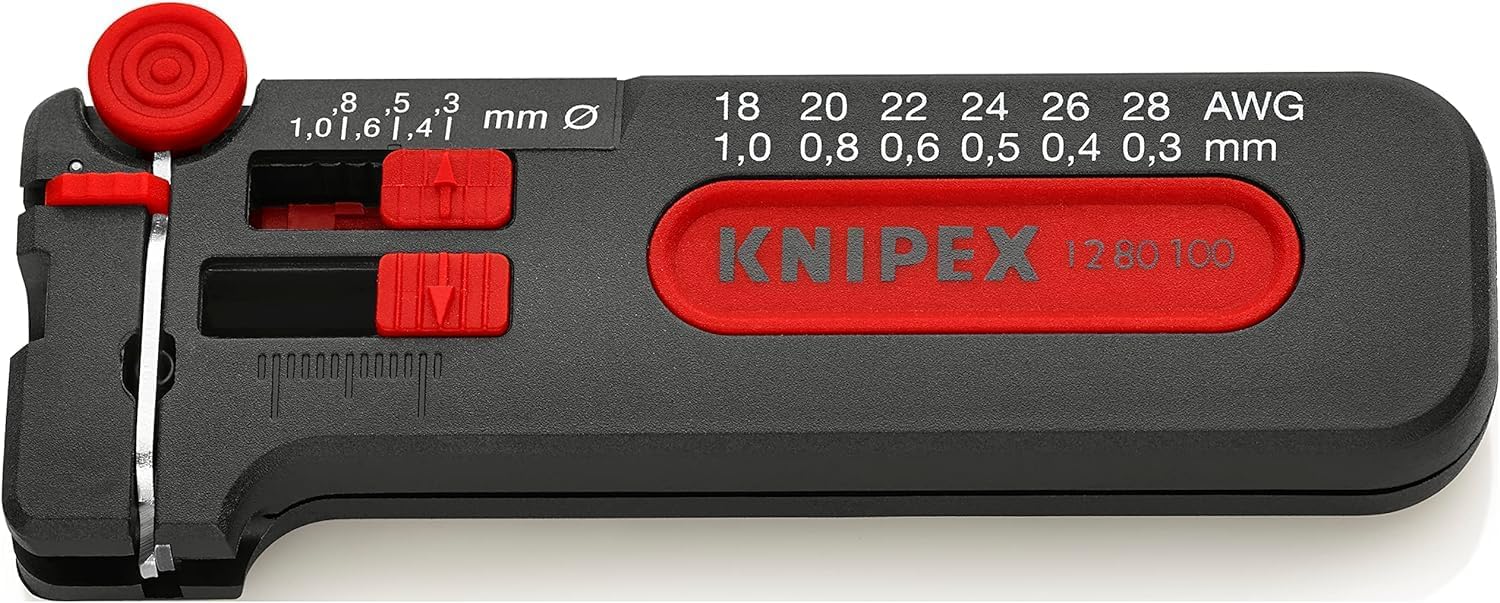 KNIPEX Mini-Abisolierwerkzeug, 12 80 100 SB
