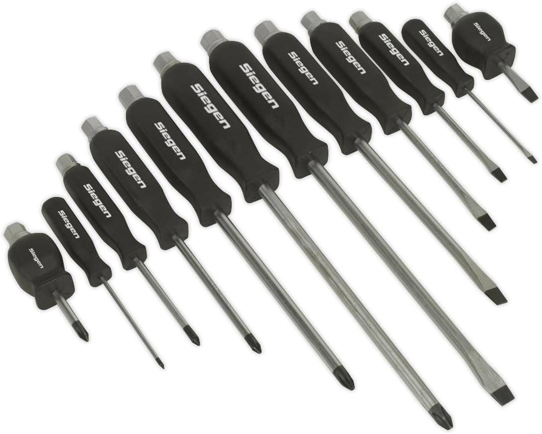 SEALEY s0641 hammer-through Schraubendreher, Set von 12