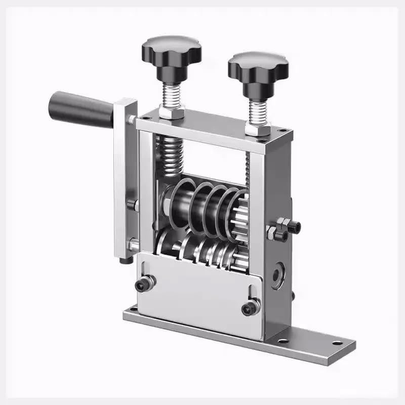 Manuelle Kabelschälmaschine,Kabelschälmaschine für 3-17 mm Kabel, Kabel Abisolierer Maschine mit 6 Kanälen und 5 Klingen mit Abnehmbarem Griff (Silver)