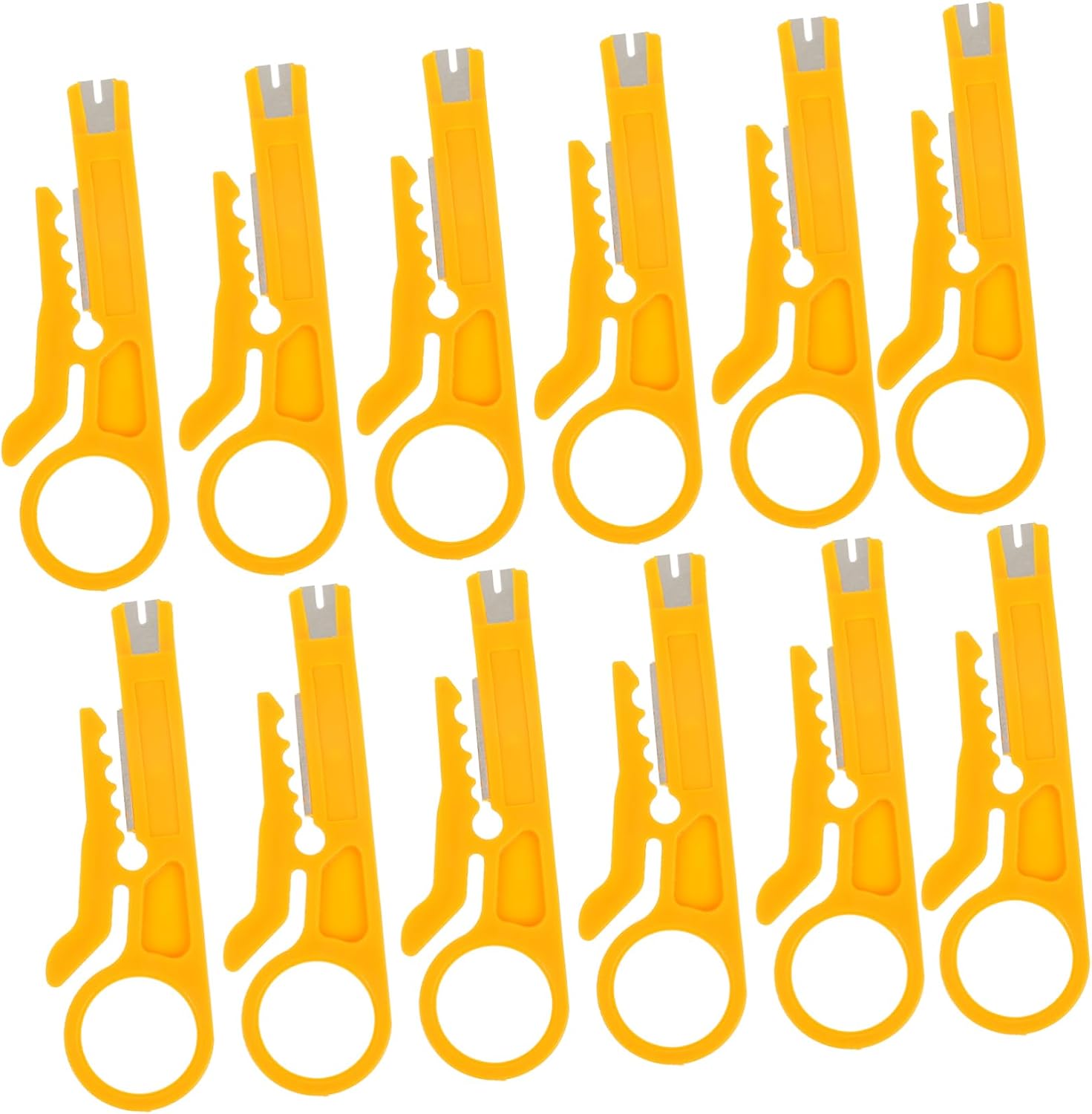 Lurrose 20stücke Multifunktionale Abisolierzange Kabel Strippen Werkzeug Handliches Design Kraftsparende Konstruktion Einfache Bedienung Drahtwerkzeug Für Elektriker