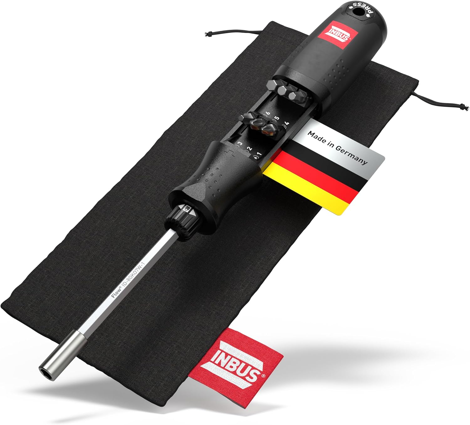 INBUS® Flow® Schraubendreher inkl. 12 Bits (Made in Germany)
